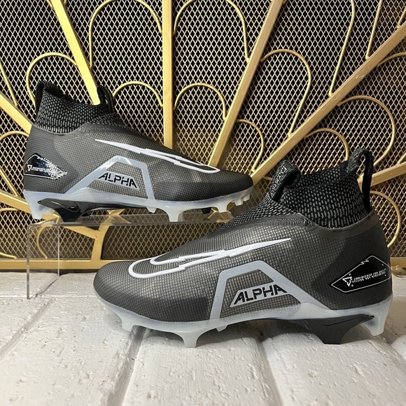 Nike Alpha Menace Elite 3 Men's Football Cleats Black CT6648-001 Men's Size 8 - Picture 3 of 9